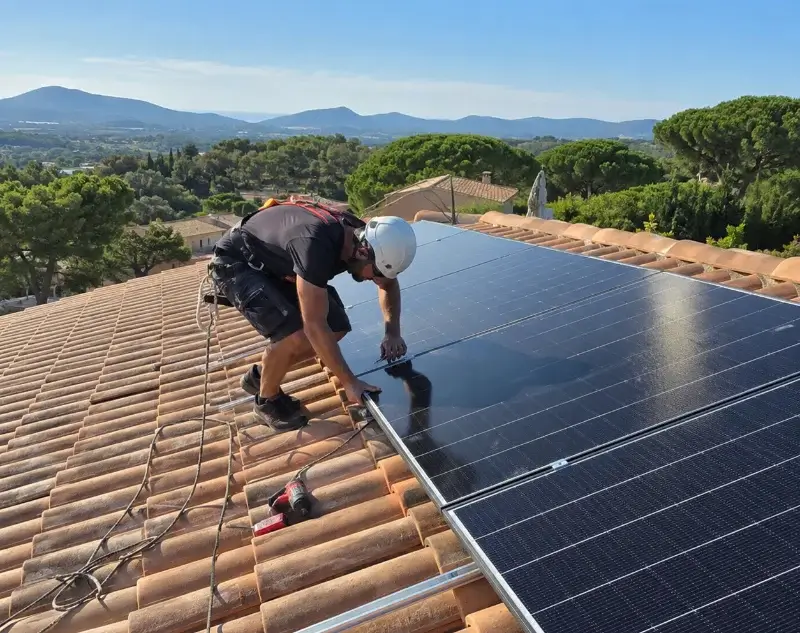 Installateur panneaux solaires Cachen — pose photovoltaïque sur toiture